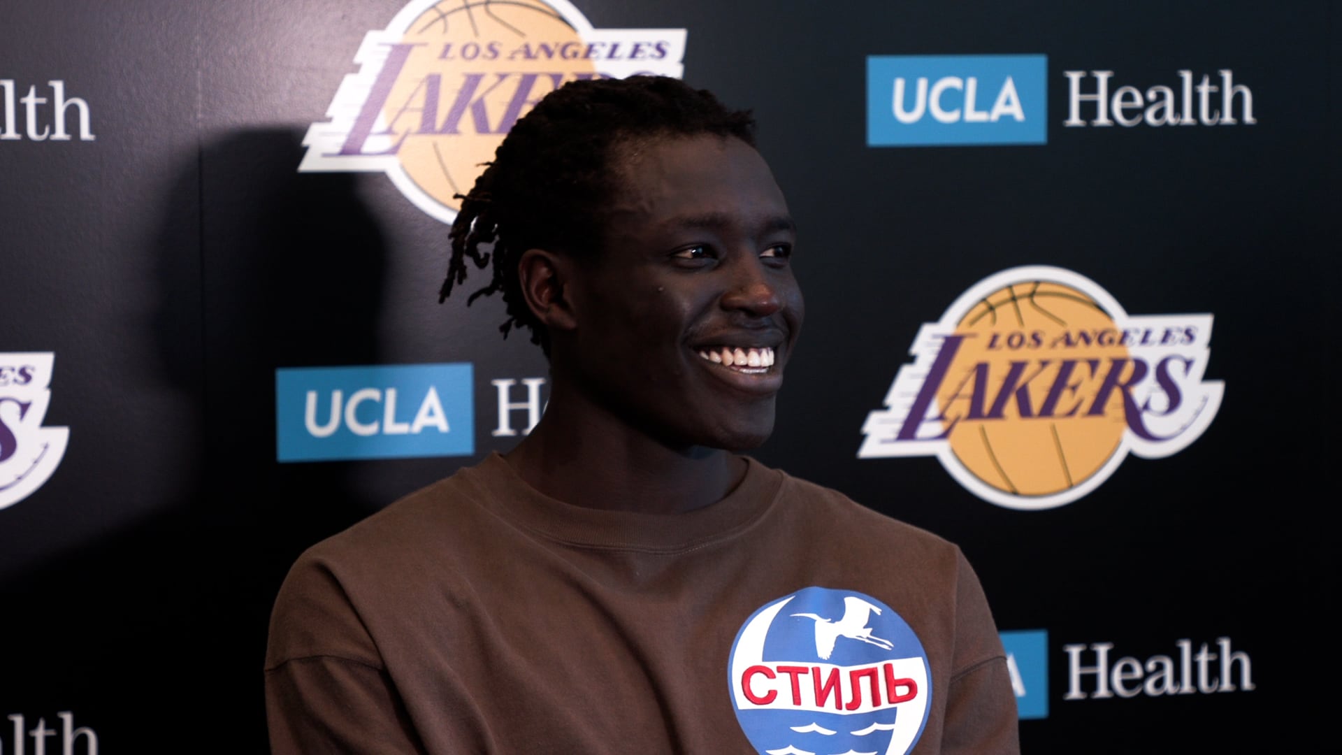 Los Angeles Lakers #35 Wenyen Gabriel White City Edition Stitched