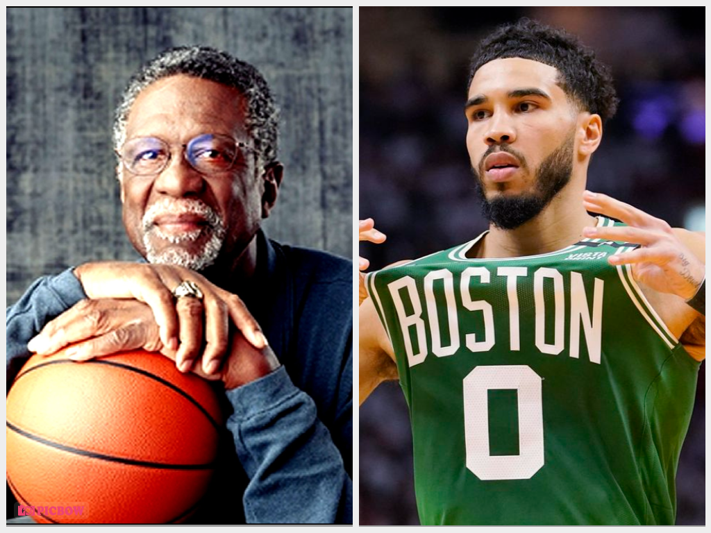 Bill Russell and Jayson Tatum