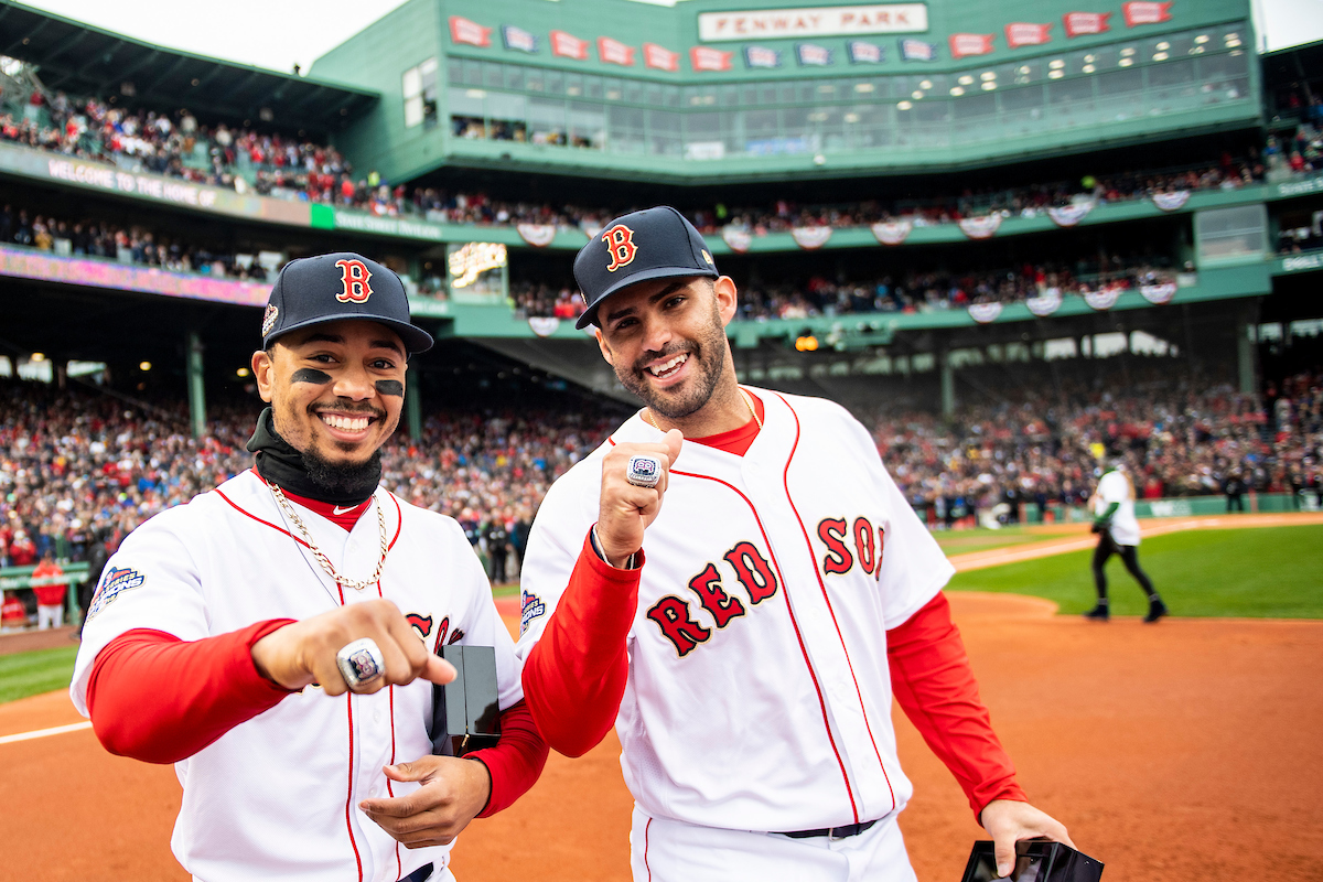 How many World Series rings does Mookie Betts have?