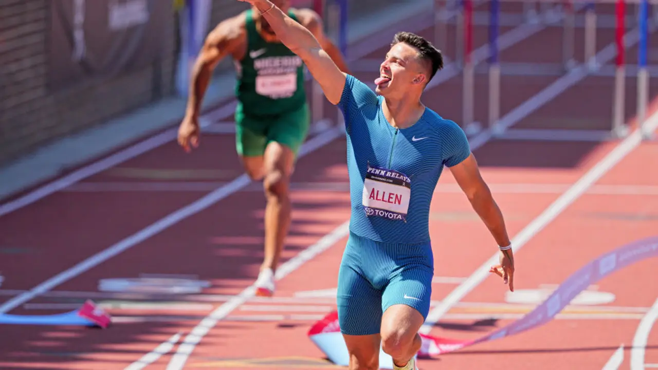 Eagles WR Devon Allen runs 13.04-second 110M hurdles, tied for  fourth-fastest in world this year