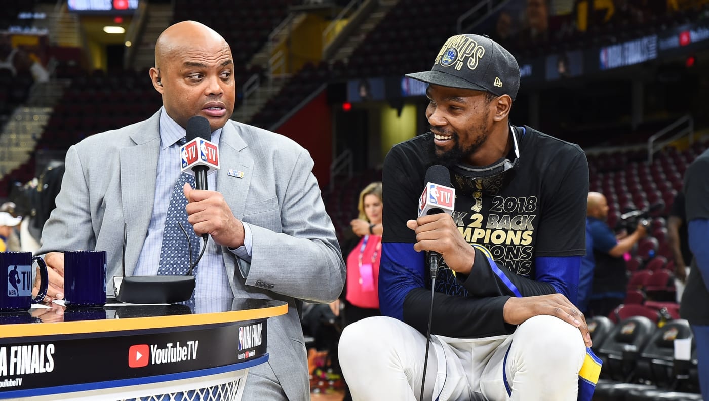 Charles Barkley claims Kevin Durant's NBA legacy takes a dip as