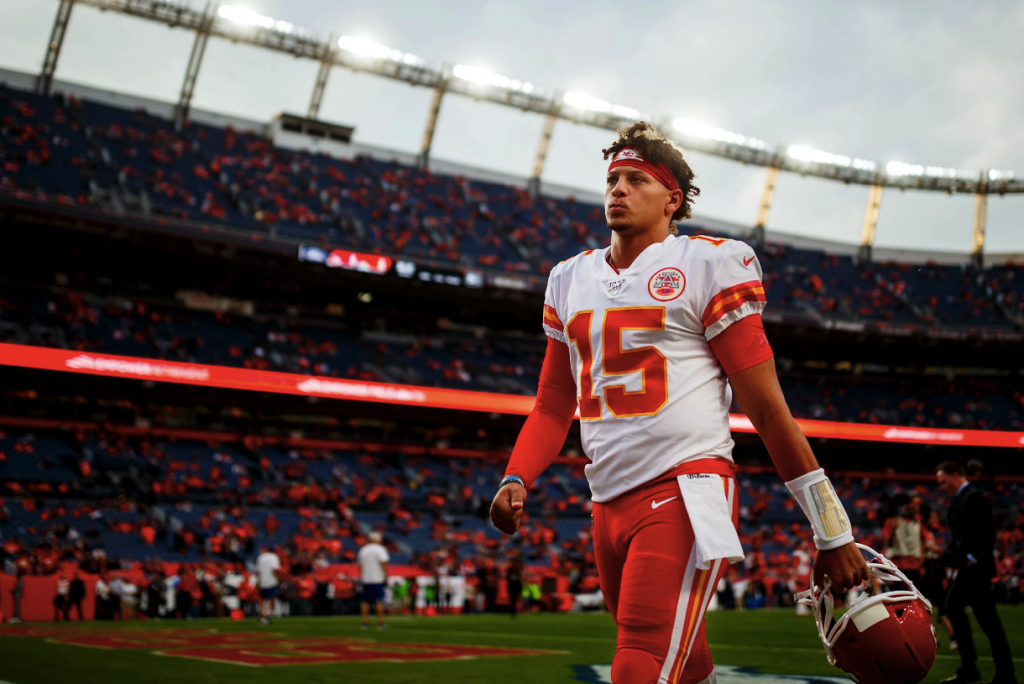 Kansas City Chiefs Patrick Mahomes Fantasy QB NFL Data Stats 