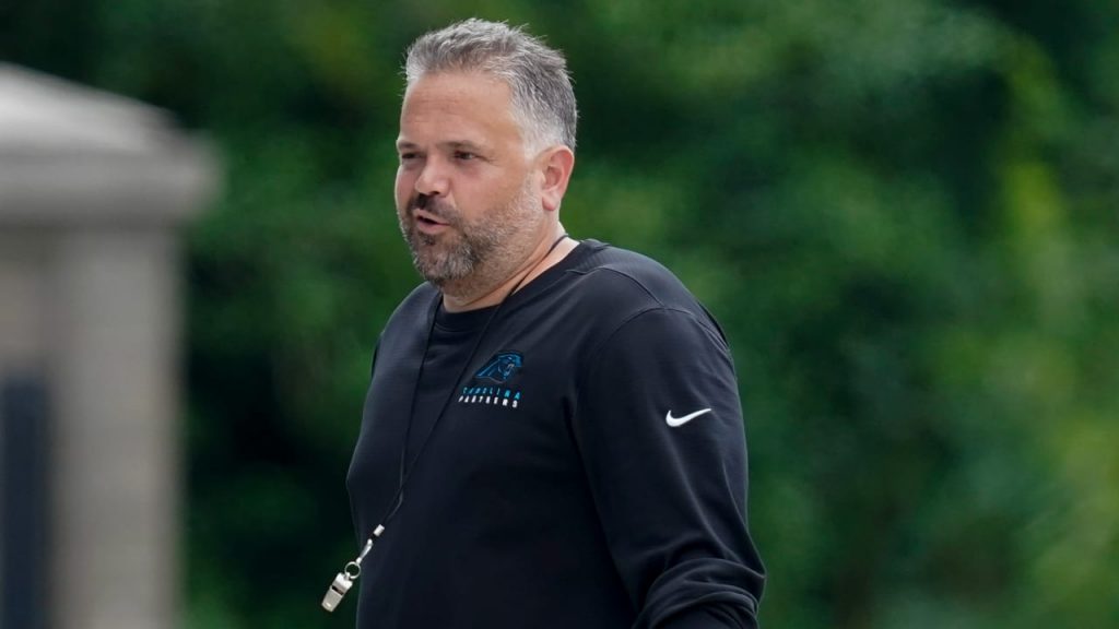 Carolina Panthers Matt Rhule NFL