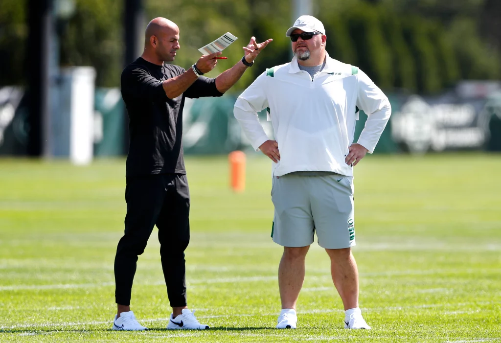 New York Jets Robert Saleh and Joe Douglas