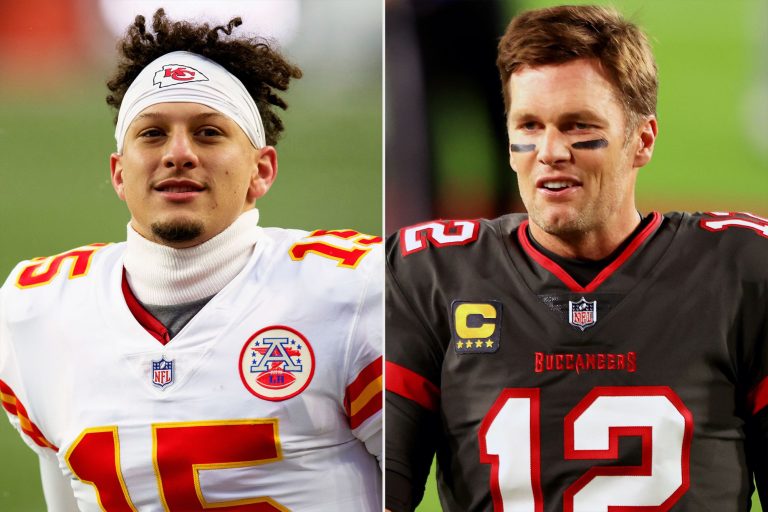 Patrick Mahomes Tom Brady NFL