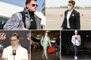 NFL Week 4 drip check: Joe Burrow blooms with floral look, Tyreek Hill  dresses as his alter ego