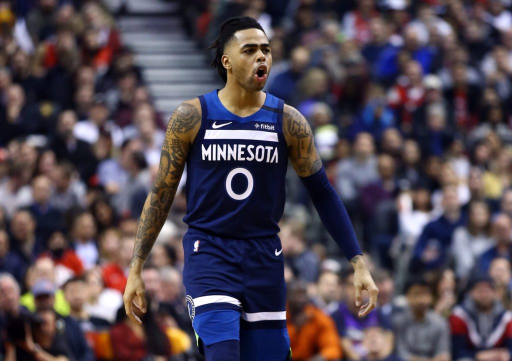Timberwolves' D'Angelo Russell misses cue to check-in, watches Minnesota  play 4-on-5 possession from sideline