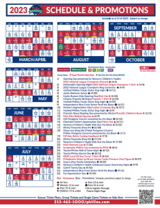 Philadelphia Phillies Printable Regular Season Schedule 2023 Philadelphia Phillies Printable Regular Season Schedule 2023