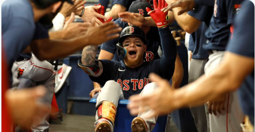 MLB HR Celebration Red Sox