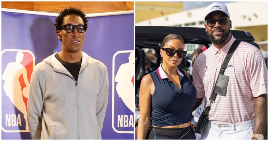 Scottie Pippen and Larsa Pippen