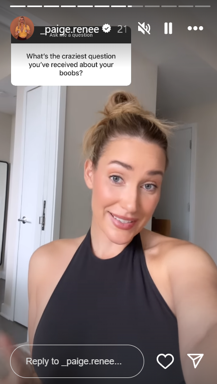 Paige Spiranac shares wild theory about her b**b during Instagram Q&A ...