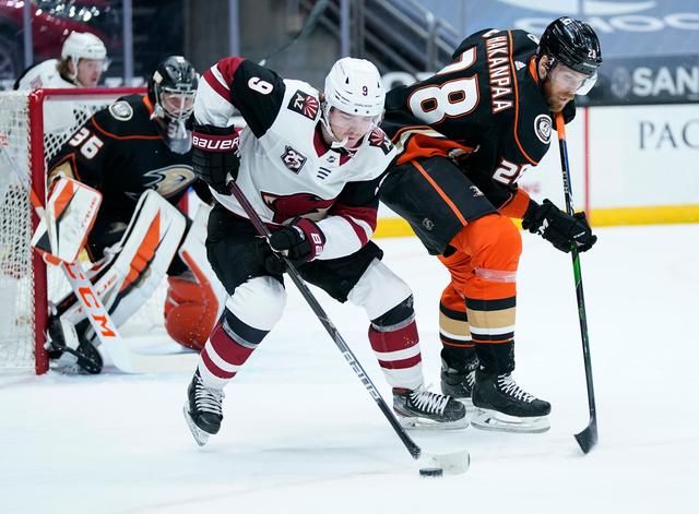 Jakob Chychrun’s Hat Trick Lifts Coyotes Past Ducks