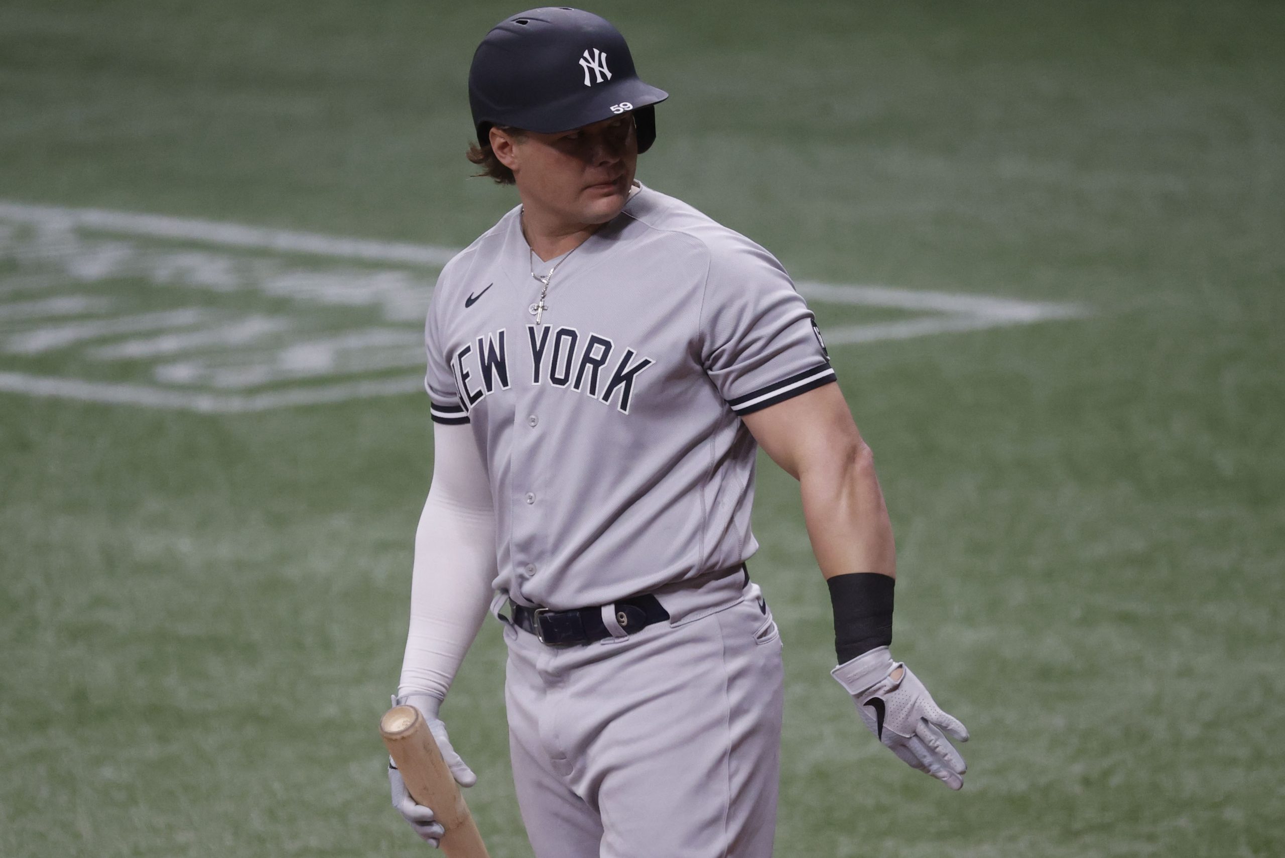 Luke Voit wore wild uniform and belted HR for Syracuse Mets