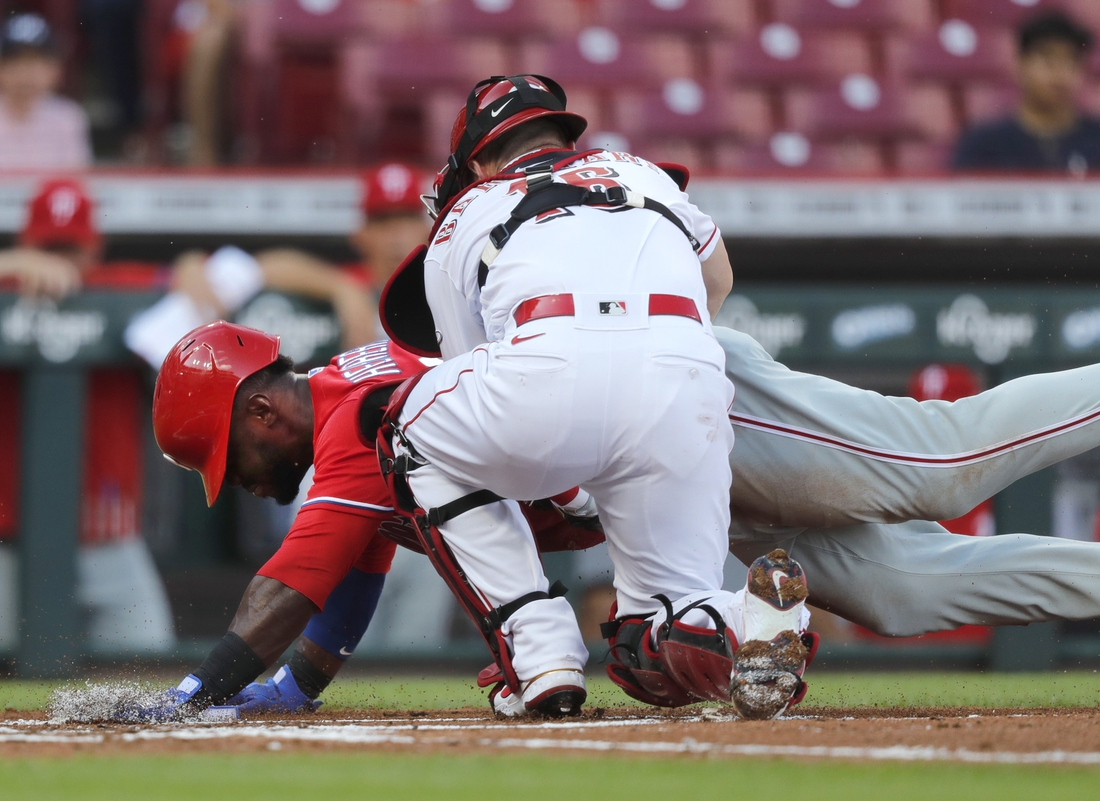 Nick Castellanos Drives in 7 As Reds Drop Phillies