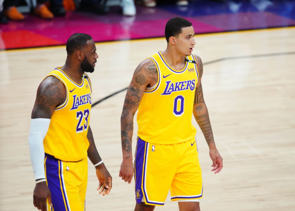 LeBron James and Kyle Kuzma