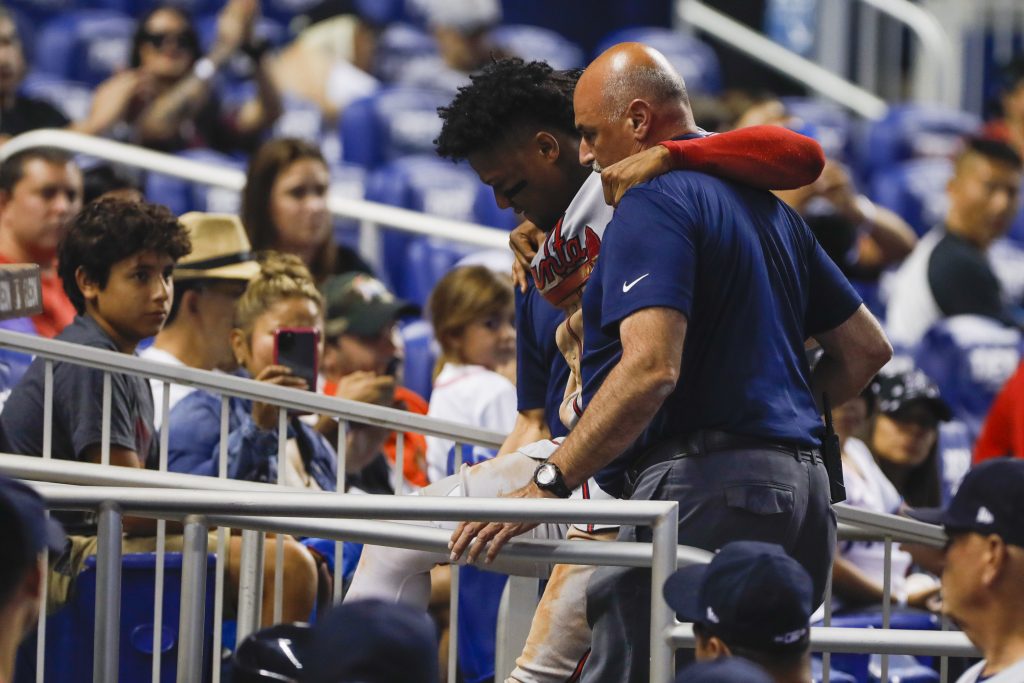 Acuna Out For Season With Torn ACL